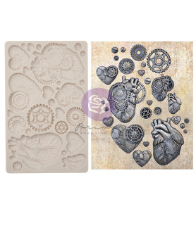 Prima Marketing Finnabair Mould Steampunk Hearts