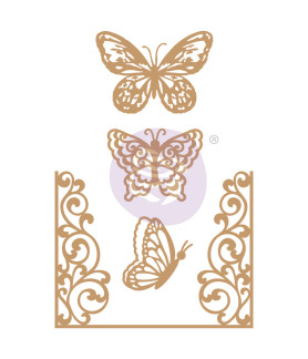 Prima Marketing Chipboard - Butterfly Flight