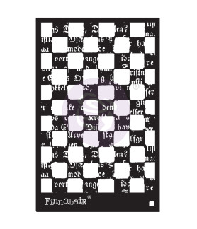 Prima Marketing Finnabair Stencil 6"X9" - Mind Games
