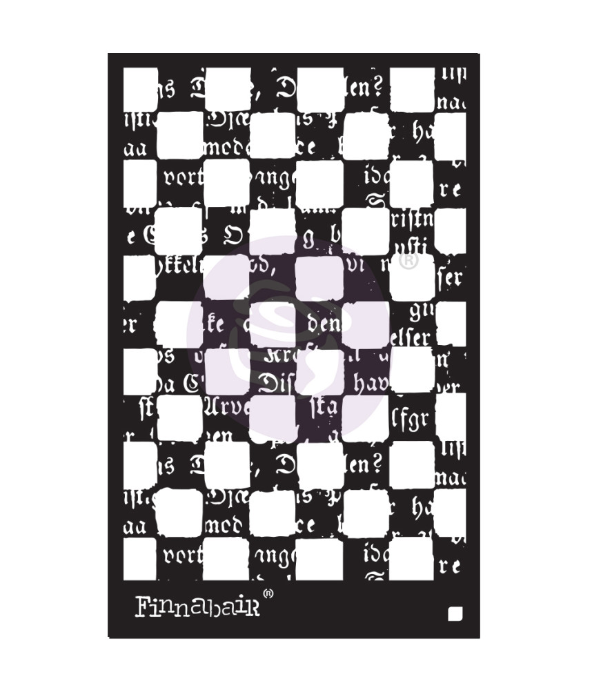 Prima Marketing Finnabair Stencil 6"X9" - Mind Games