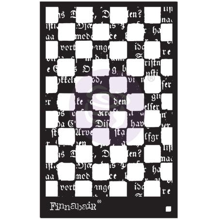 Prima Marketing Finnabair Stencil 6"X9" - Mind Games