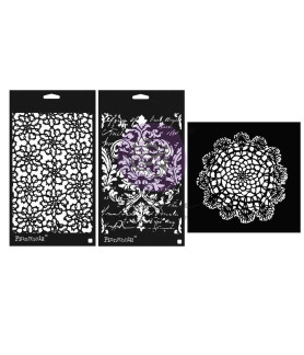 Prima Marketing Finnabair 5.25" X 5.25" Stencil/Mask - Shabby Romantic