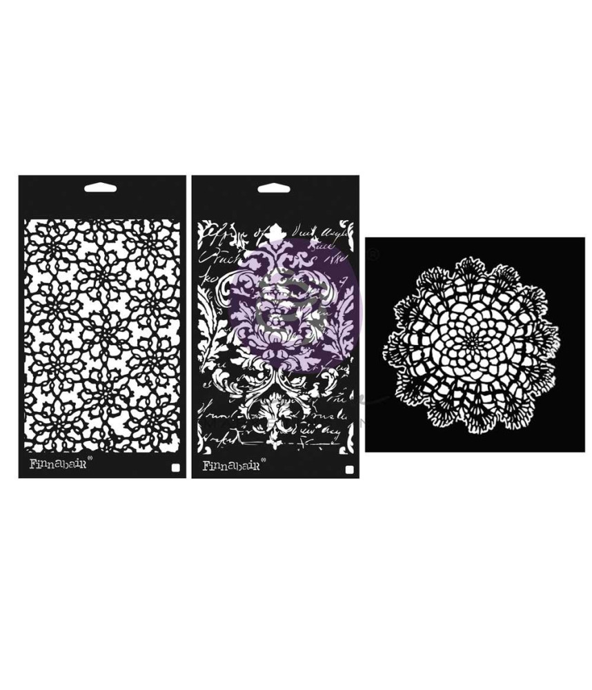 Prima Marketing Finnabair 5.25" X 5.25" Stencil/Mask - Shabby Romantic