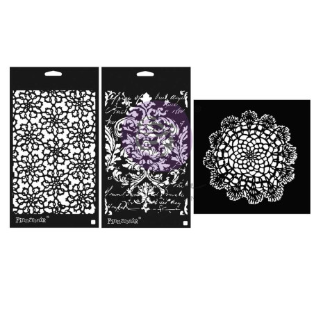 Prima Marketing Finnabair 5.25" X 5.25" Stencil/Mask - Shabby Romantic