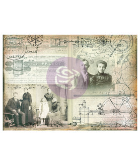 Prima Marketing Finnabair Art Daily Tissue/Decorative Paper Science Lover