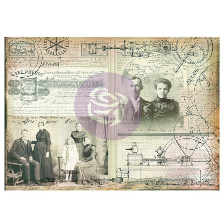 Prima Marketing Finnabair Art Daily Tissue/Decorative Paper Science Lover