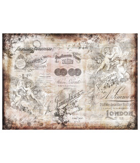 Prima Marketing Finnabair  Art Daily Tissue/Decorative Paper - Romantica