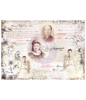 Prima Marketing Finnabair Art Daily Tissue/Decorative Paper - Secret Notes