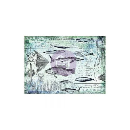 Prima Marketing Finnabair Decorative/Tissue Paper - Daily Nautical