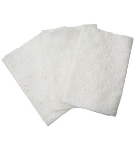 Prima Marketing Miel By Frank Garcia Cotton Embroidered Fabric 12"X12"