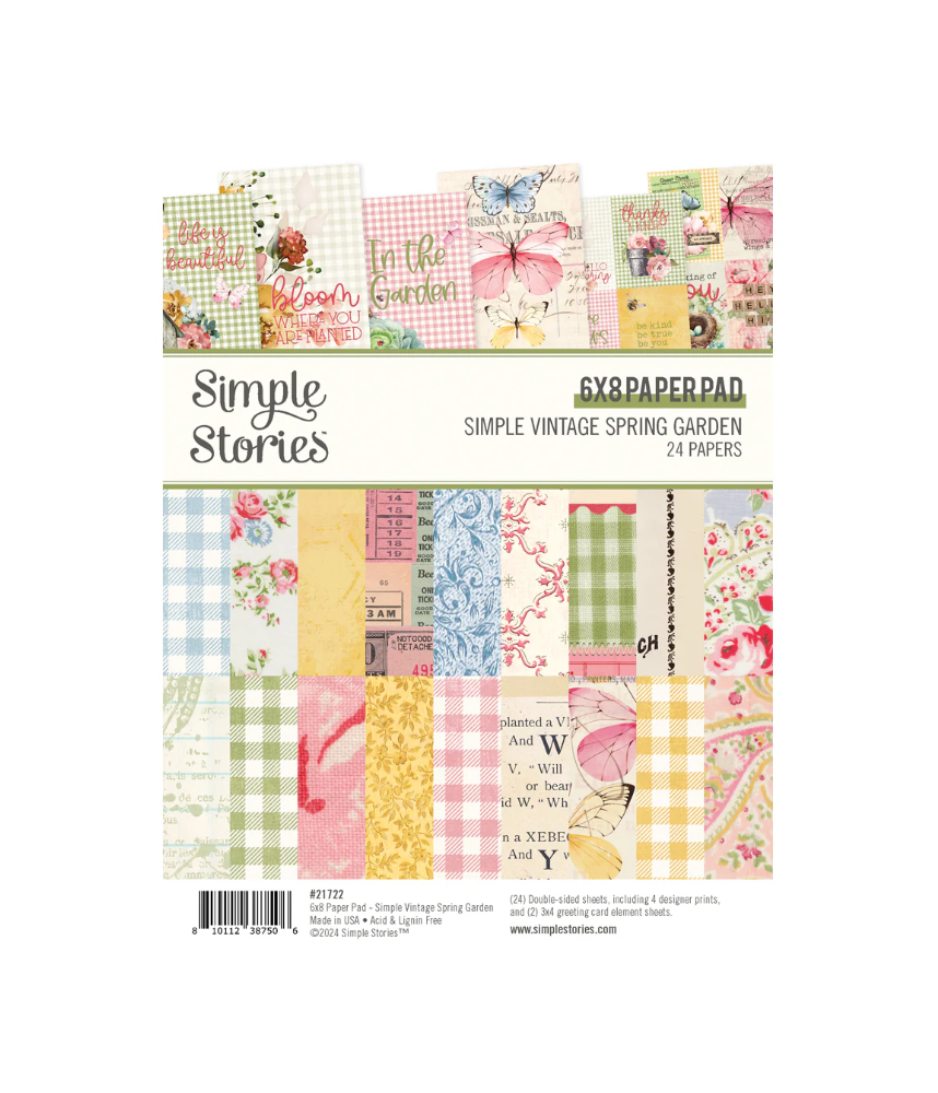 Simple Stories 6x8 Paper Pad Simple Vintage Spring Garden