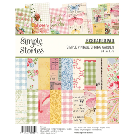 Simple Stories 6x8 Paper Pad Simple Vintage Spring Garden