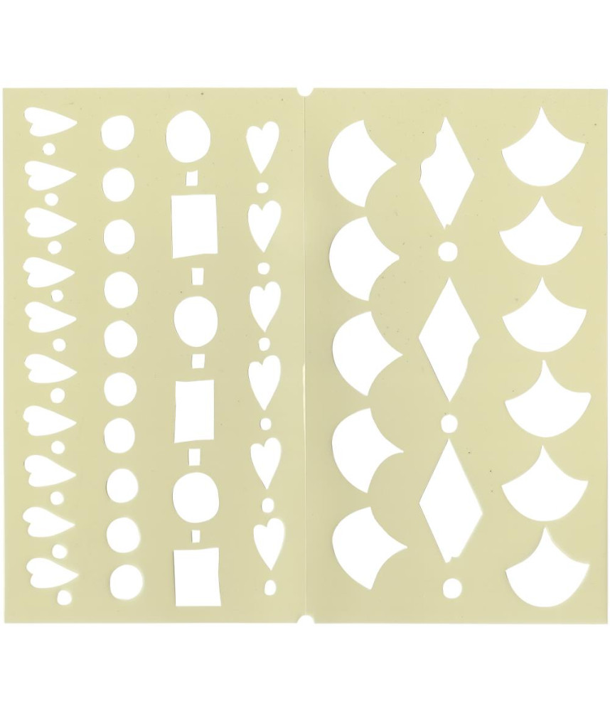 Ranger Dyan Reaveley's Dylusions Dyalog Stencil/Mask - Border It Too