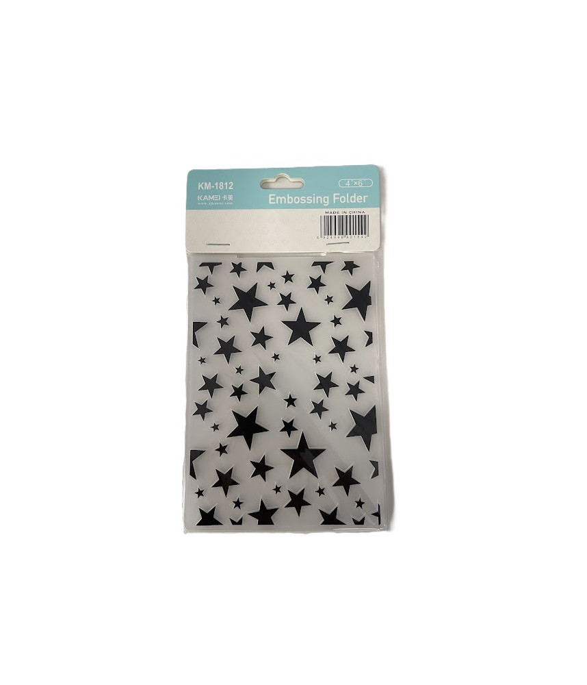 Embossing Folder - Stars 4" x 6"
