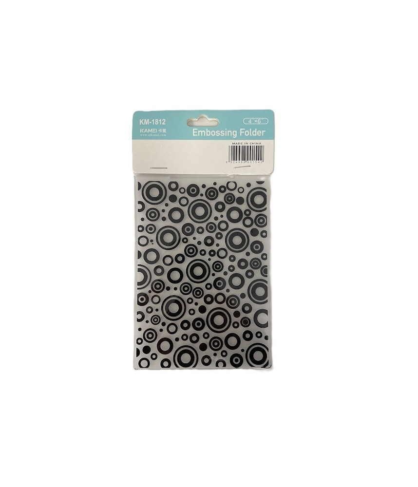 Embossing Folder - Circles 4" x 6"