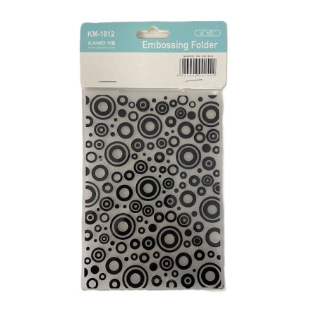 Embossing Folder - Circles 4" x 6"