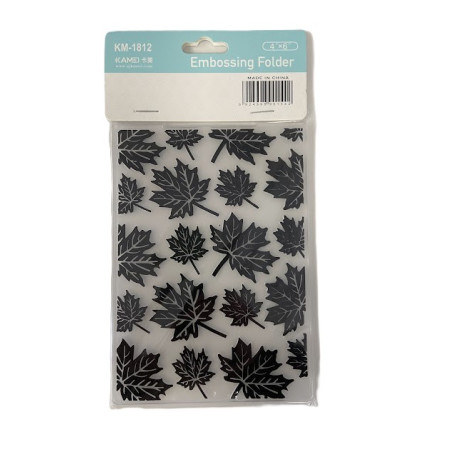 Embossing Folder - Autumn 4" x 6" Leaves
