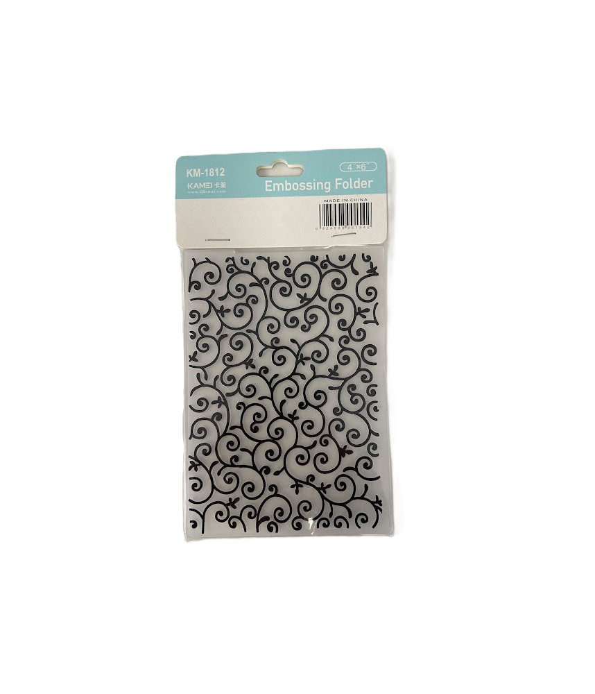 Embossing Folder - Swirl 4" x 6"