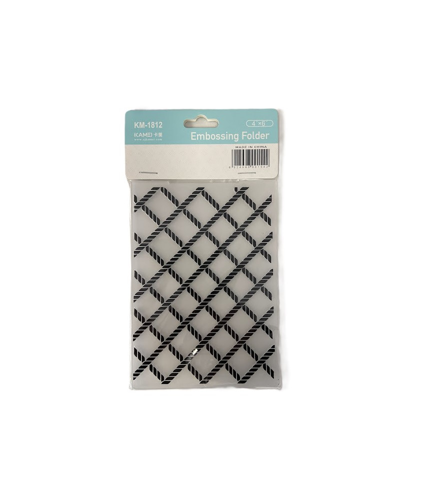 Embossing Folder - String Weave 4" x 6"