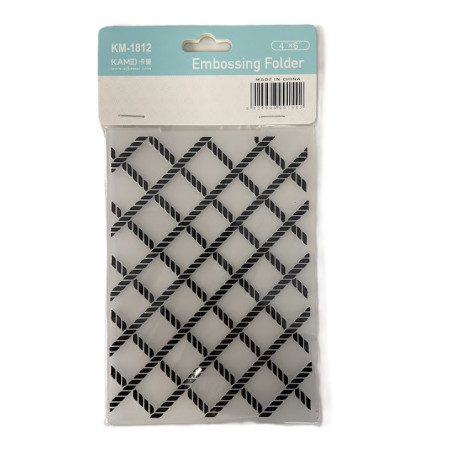 Embossing Folder - String Weave 4" x 6"