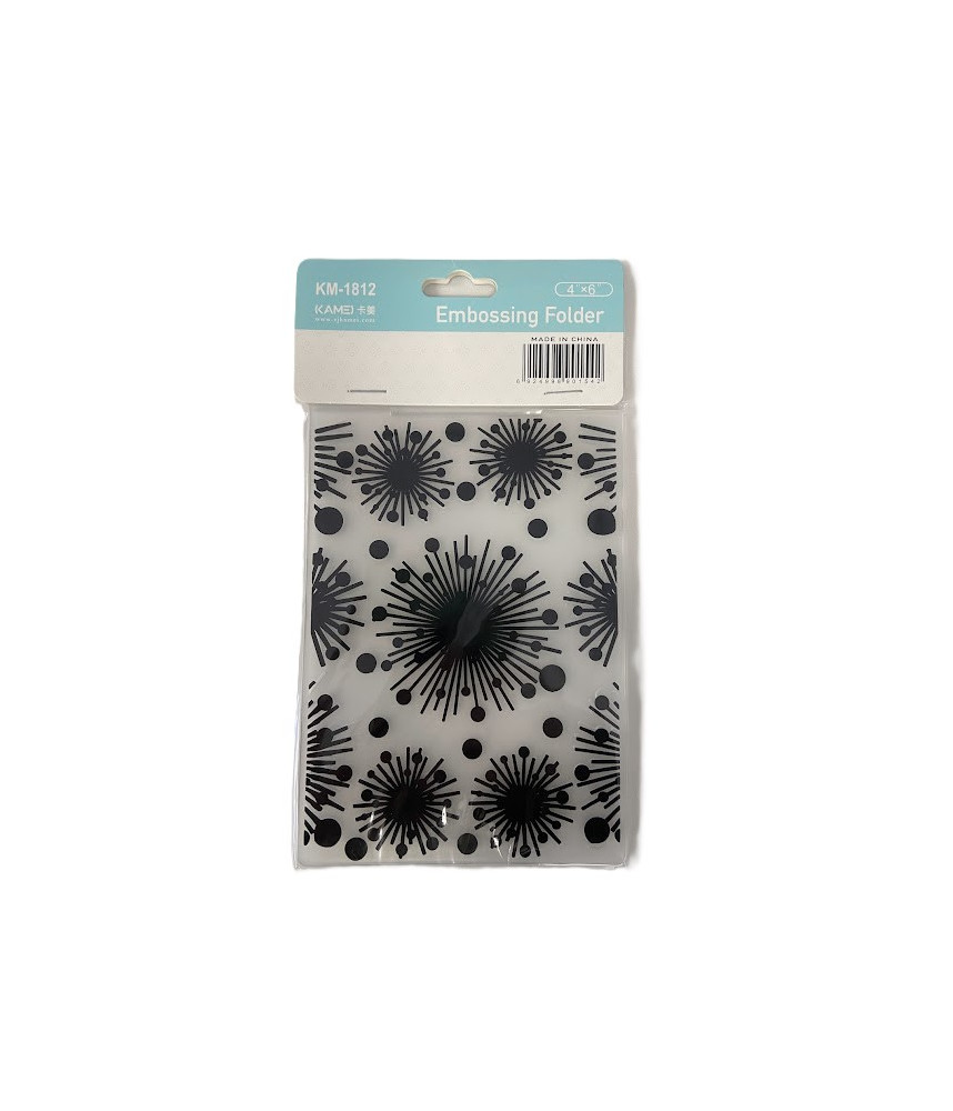 Embossing Folder - Explode 4" x 6"
