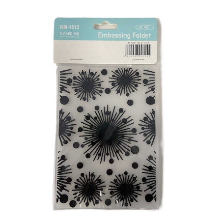 Embossing Folder - Explode 4" x 6"