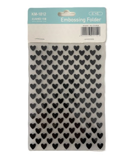 Embossing Folder - Heart 4" x 6"