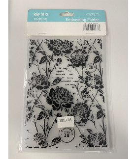 Embossing Folder - Rose 5" x 7"
