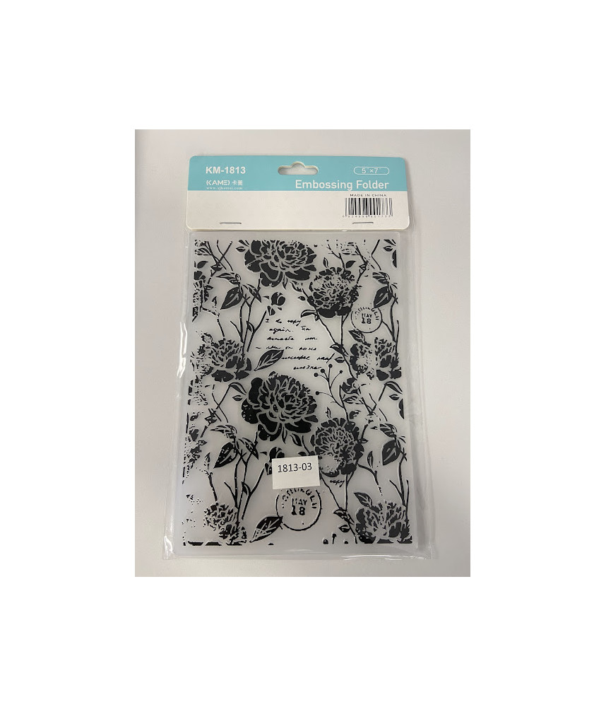 Embossing Folder - Rose 5" x 7"