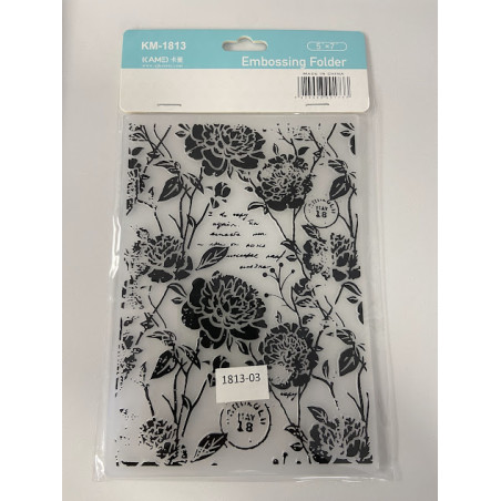 Embossing Folder - Rose 5" x 7"