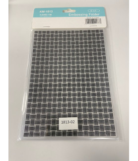 Embossing Folder - Basket Weave 5" x 7"
