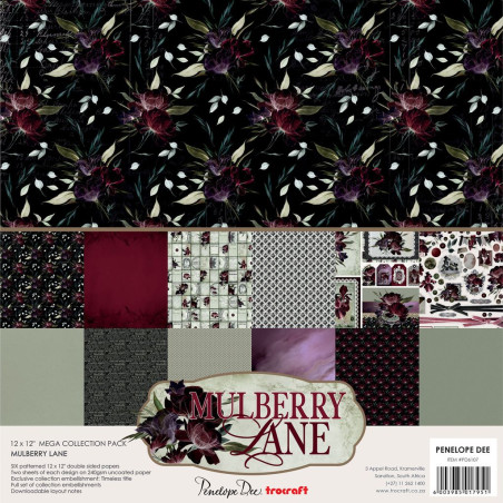 Penelope Dee 12 X 12 Paper Pack - Mulberry Lane
