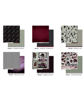 Penelope Dee 12 X 12 Paper Pack - Mulberry Lane