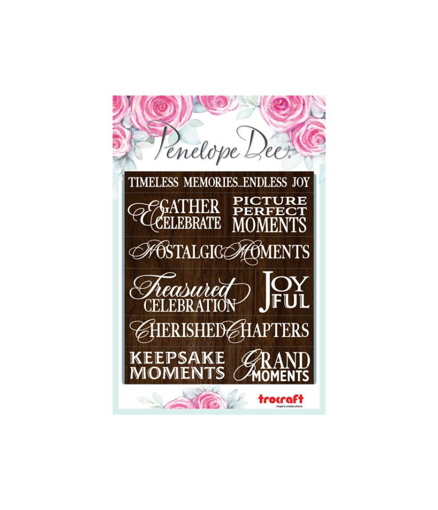 Penelope Dee Mulberry Lane Acrylic Journal Strips