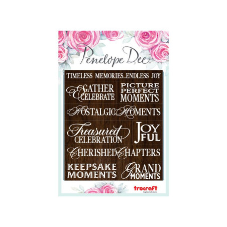 Penelope Dee Mulberry Lane Acrylic Journal Strips