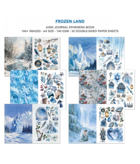 Ciao Bella A4 Junk Journal & Ephemera 32 Pages - Frozen Land