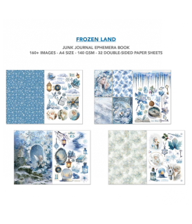 Ciao Bella A4 Junk Journal & Ephemera 32 Pages - Frozen Land