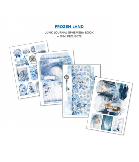 Ciao Bella A4 Junk Journal & Ephemera Paper Pack - Frozen Land