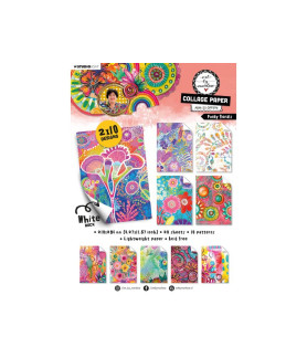 Studio Light A4 Collage Paper - Funky Florals