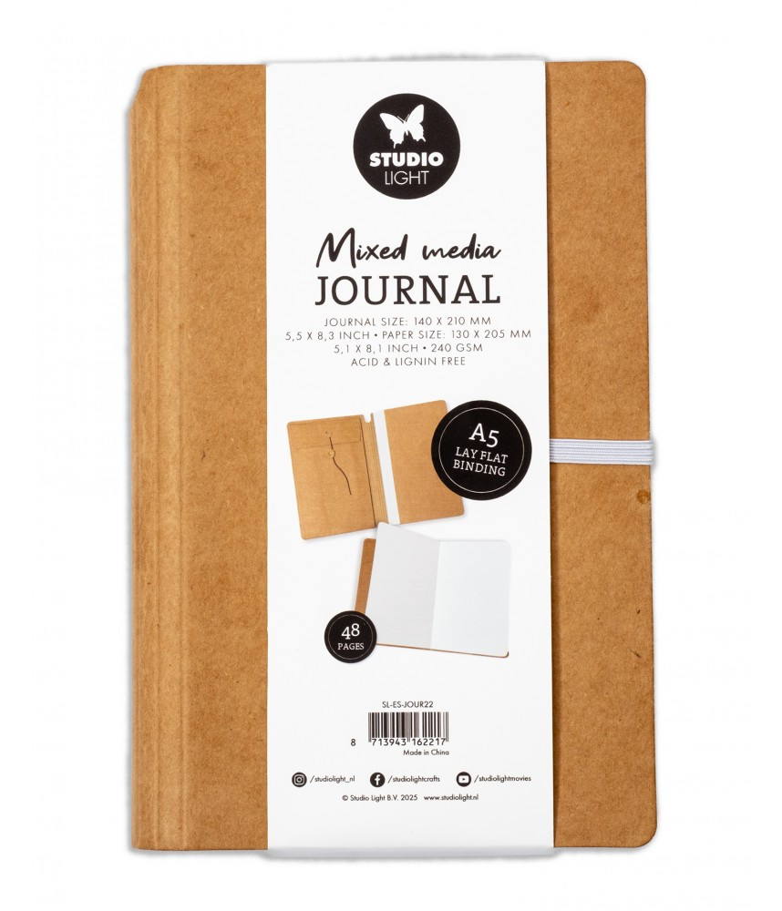 Studio Light Mixed Media Journal A5 48Sh 240GSM