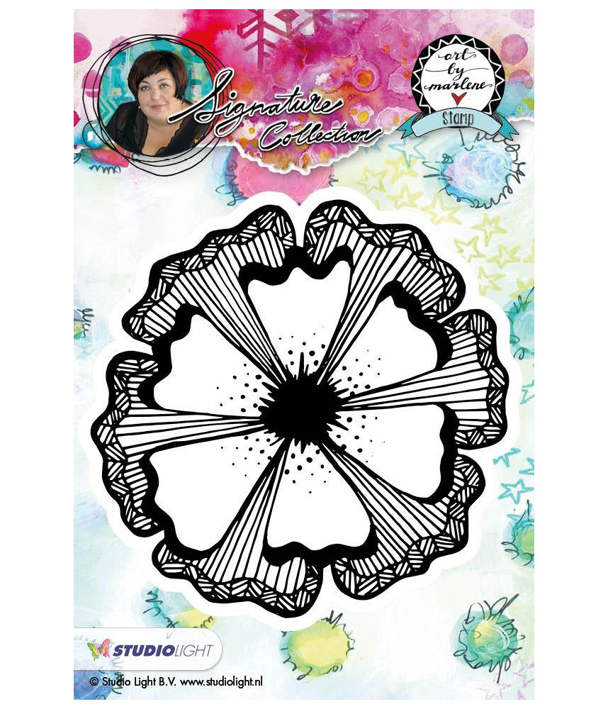 Studio Light Cling Stamp - Flower