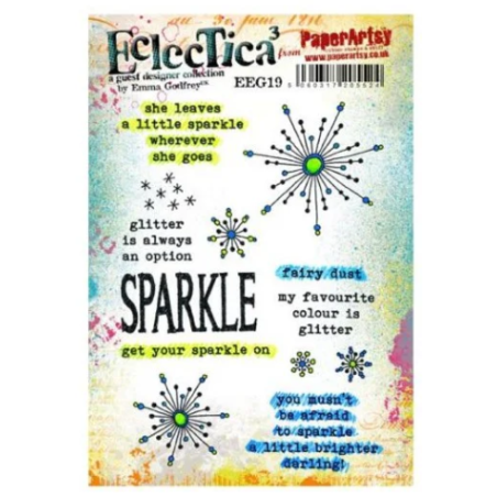 Paper Artsy Cling Stamp By Emma Godfrey