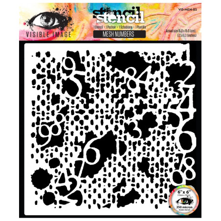 Visible Image Stencil/Mask Mesh Number