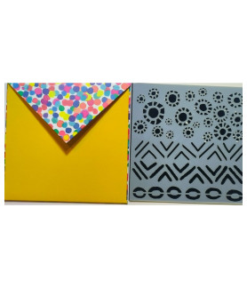 Studio Light Art By Marlene Mini Stencil/Mask - Geo Forms