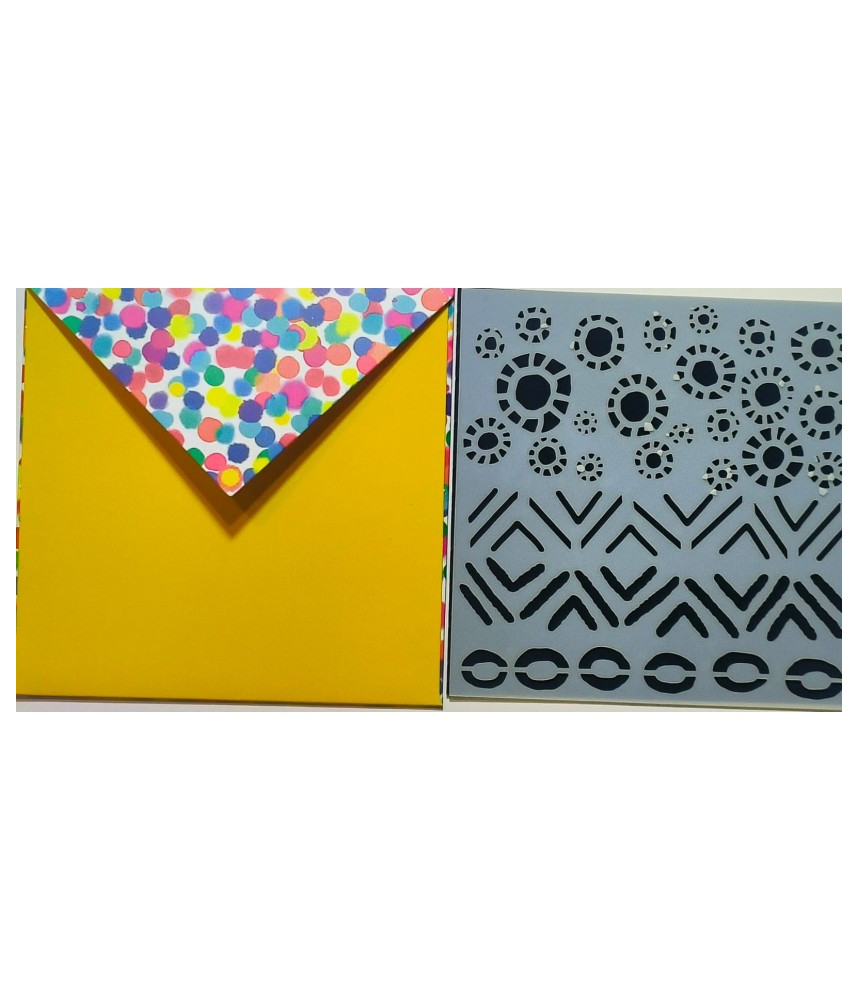 Studio Light Art By Marlene Mini Stencil/Mask - Geo Forms