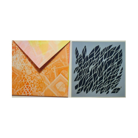 Studio Light Art By Marlene Mini Stencil/Mask - Flames