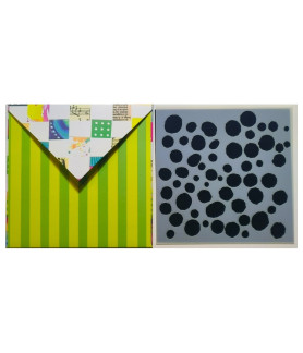 Studio Light Art By Marlene Mini Stencil/Mask - Circles