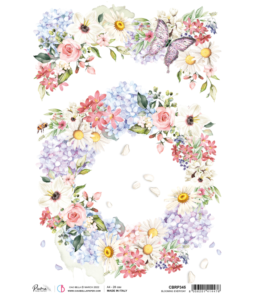 Ciao Bella A4 Tissue Paper - Blooming Everyday