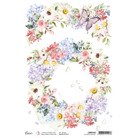 Ciao Bella A4 Tissue Paper - Blooming Everyday