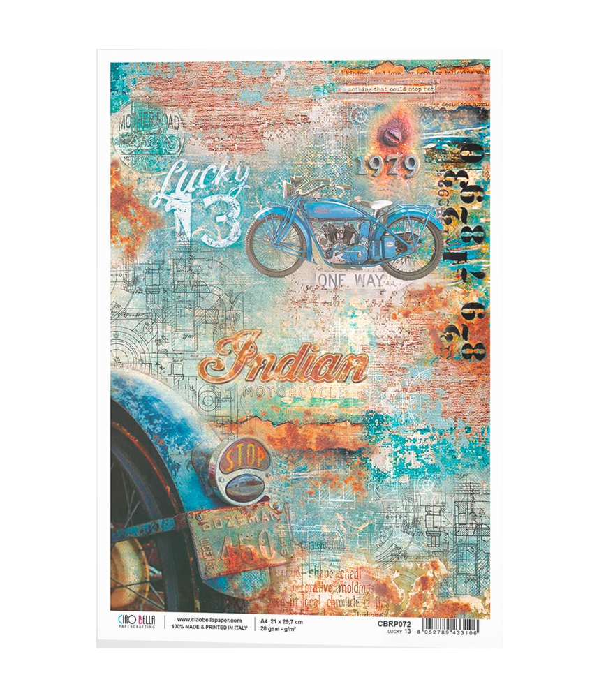 Ciao Bella A4 Tissue Paper - Lucky 13